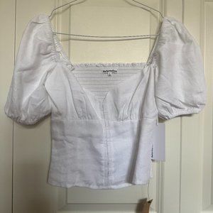 [NEW] REFORMATION Rome Linen Top